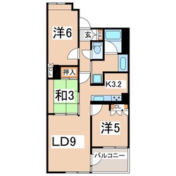 サンヴァーリオ菜根の物件間取画像